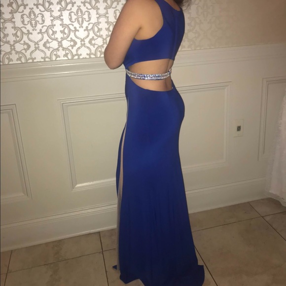 Royal Blue Prom dress - Picture 3 of 3